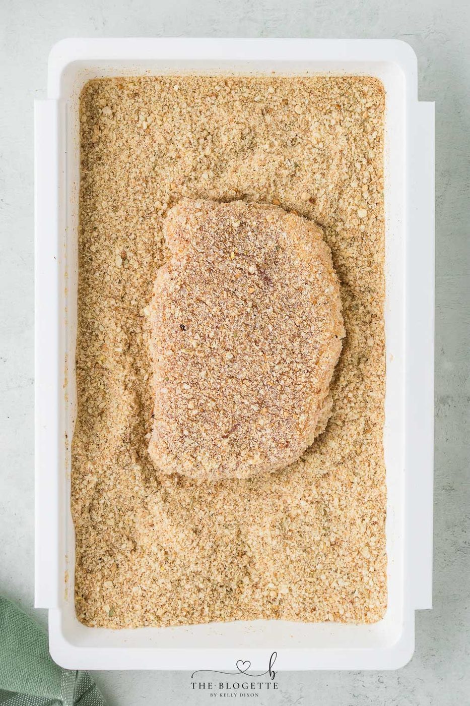 Pork chops in Italian breadcrumbs