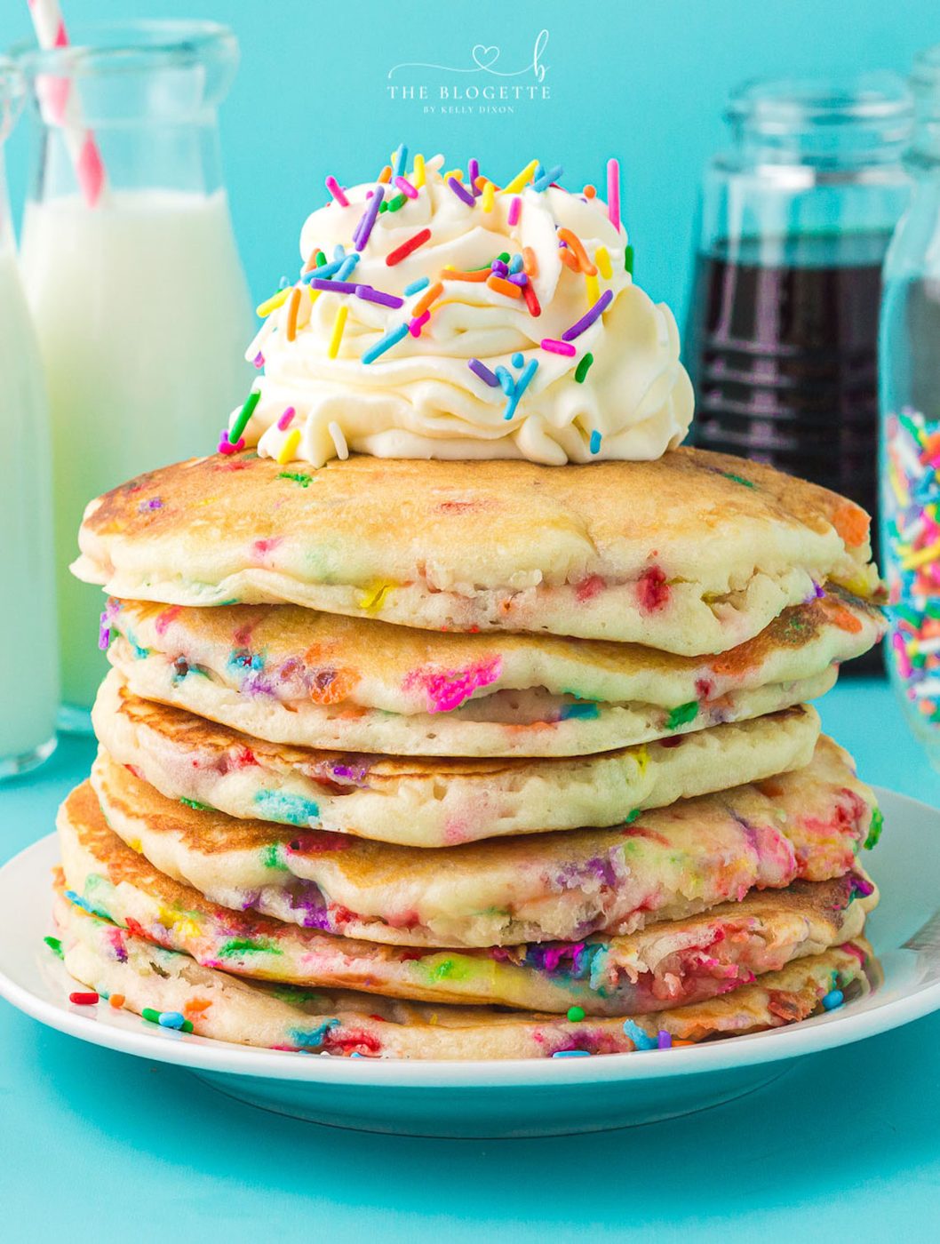 From-scratch Funfetti Pancakes