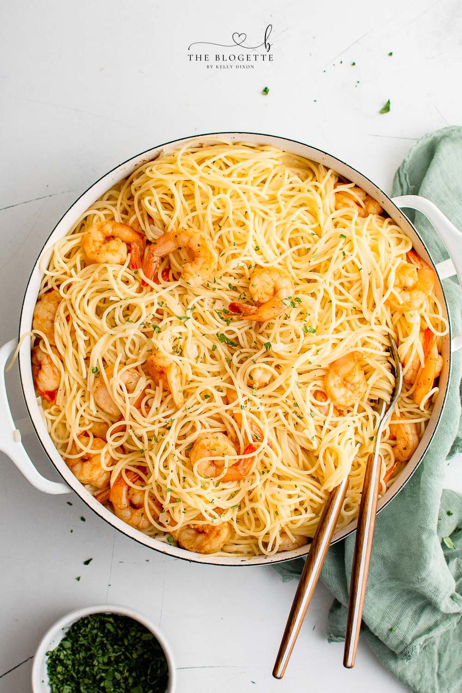Garlic Butter Shrimp Scampi Pasta