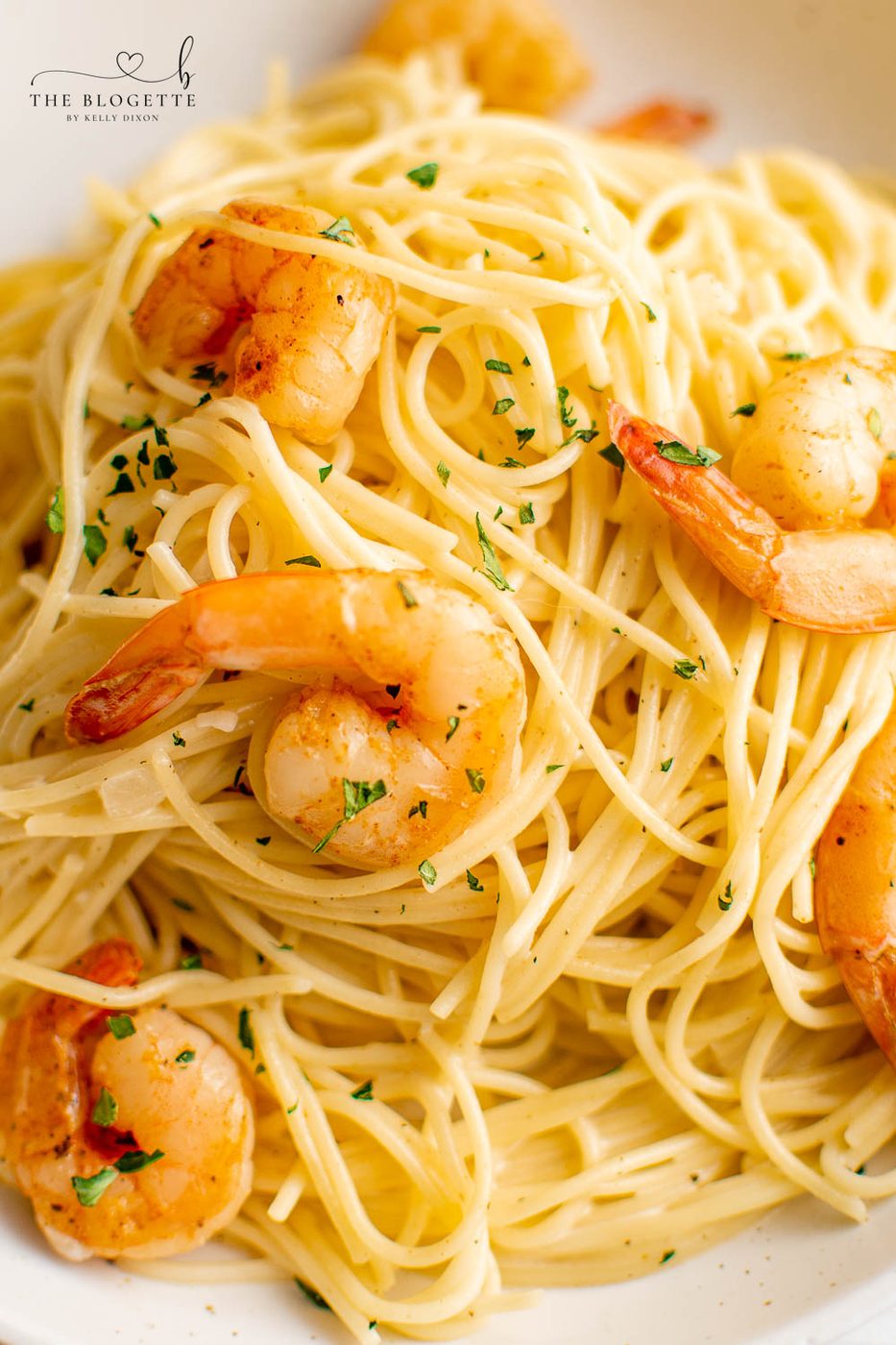 Home-style Garlic Butter Shrimp Scampi Pasta
