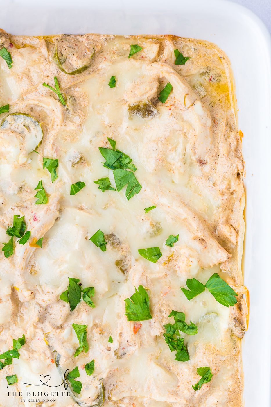 Chicken Green Chili Lasagna