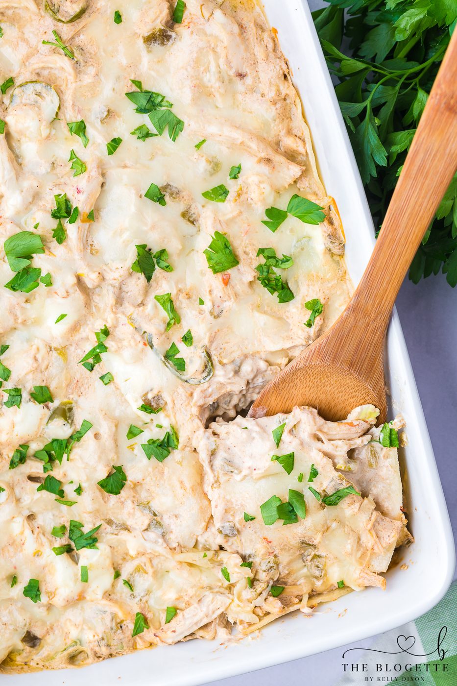 Green Chili & Chicken Lasagna