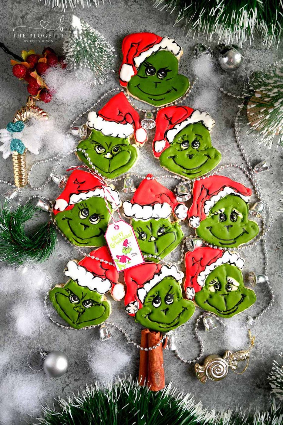 Home-style Grinch Cookies