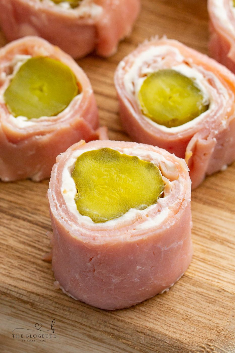 Home-style Ham and Pickle Roll Ups
