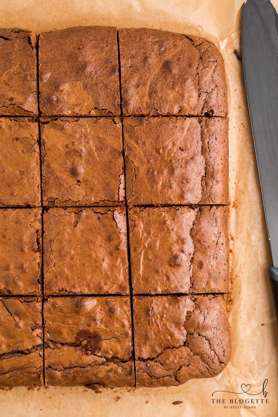 From-scratch chocolate brownies