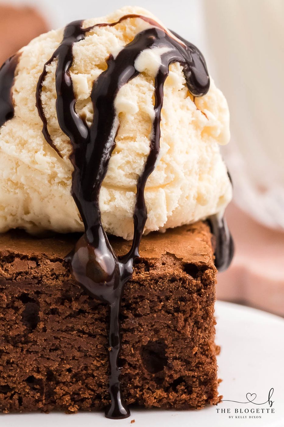 The secret to these memorable From-scratch Brownies is beating the egg and sugar before incorporating them with the remaining ingredients.
