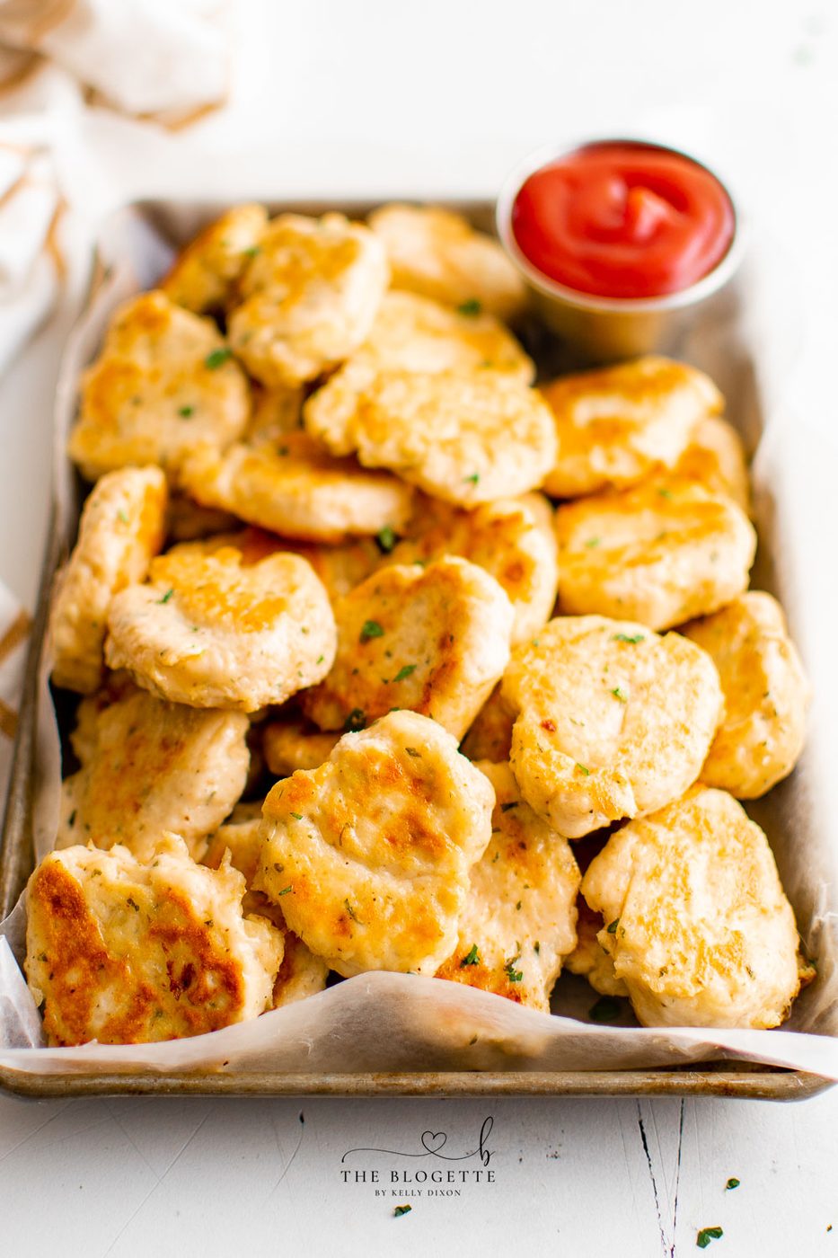 From-scratch Chicken Nuggets that are not only healthier than McNuggets, but they're also addicting! Skip the drive-through for chicken McNuggets, because these are the favorite chicken nuggets you can make at home!