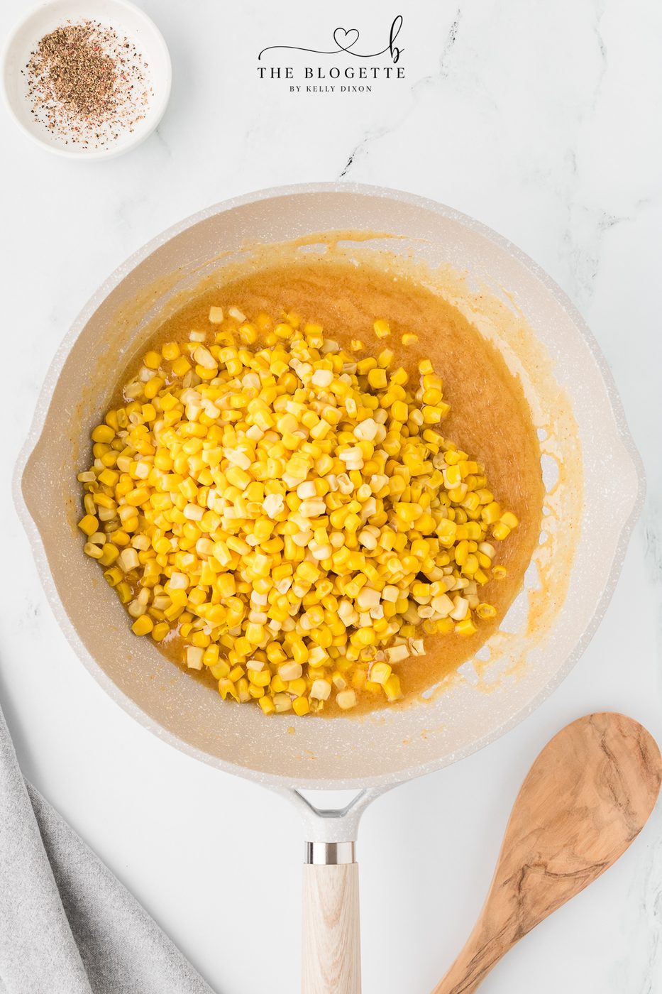 Corn in a skillet