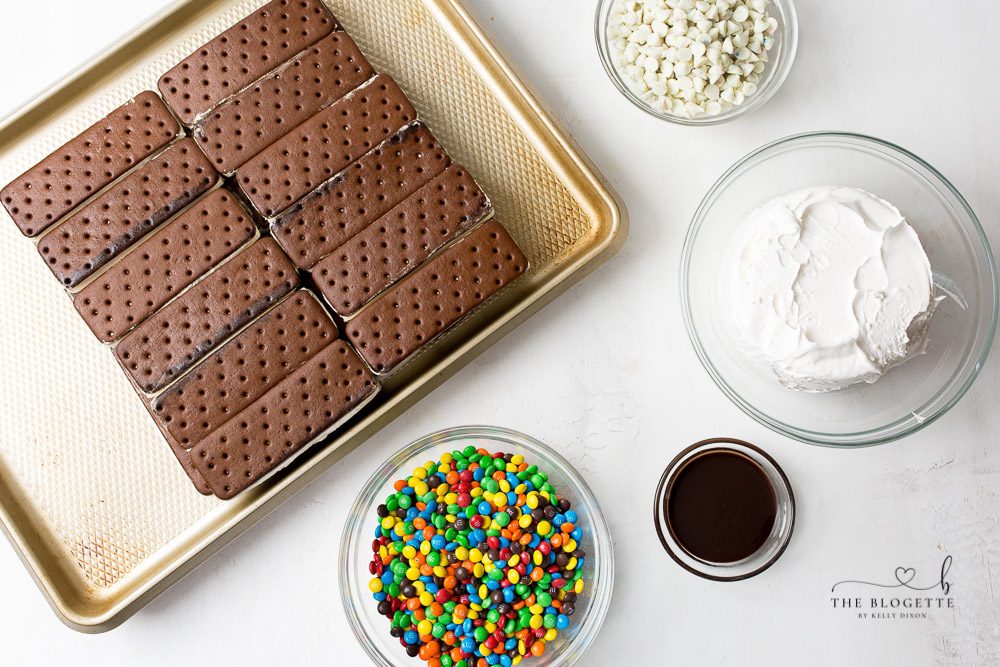Ice cream cake ingredients