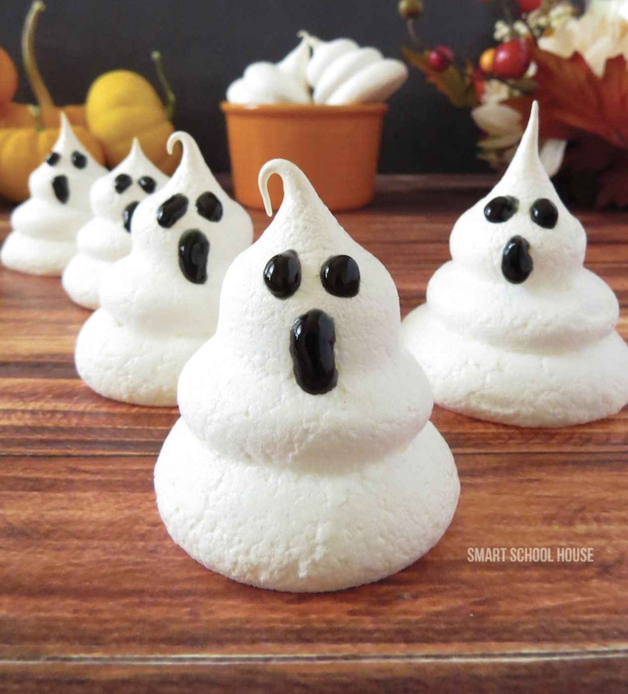 Ghost Meringues
