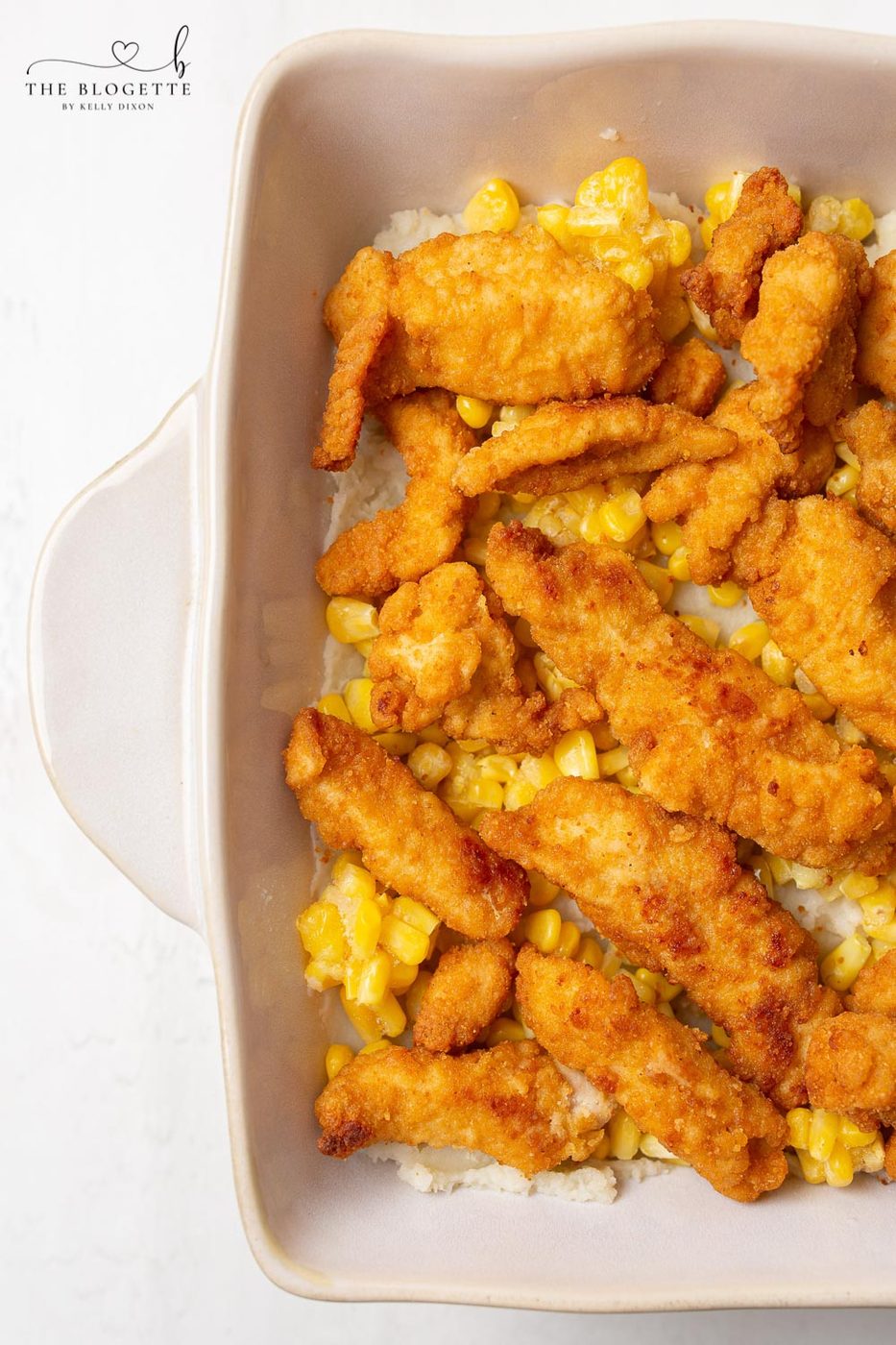 Crispy Chicken Bowl Casserole