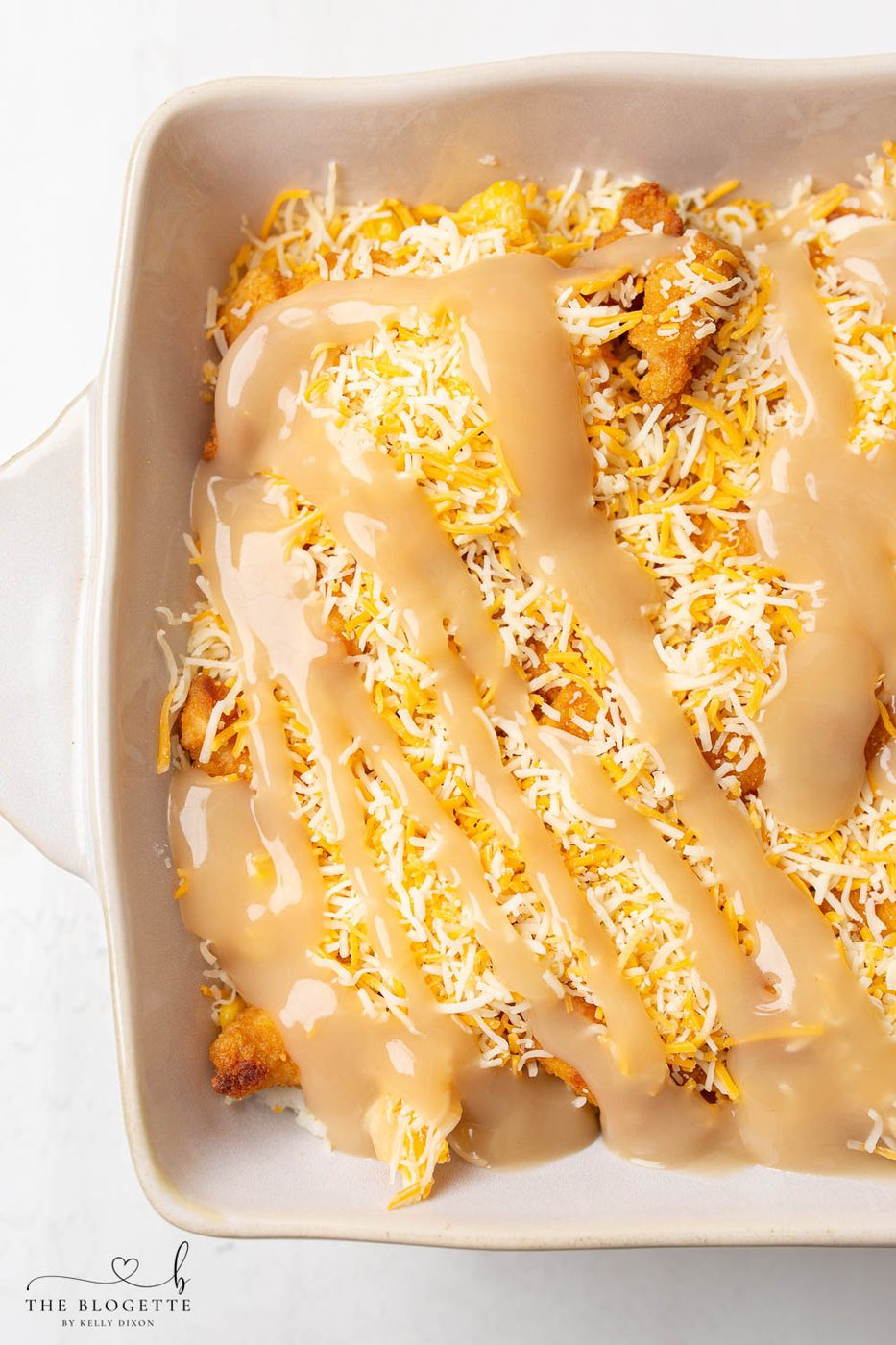 Crispy Chicken Bowl Casserole