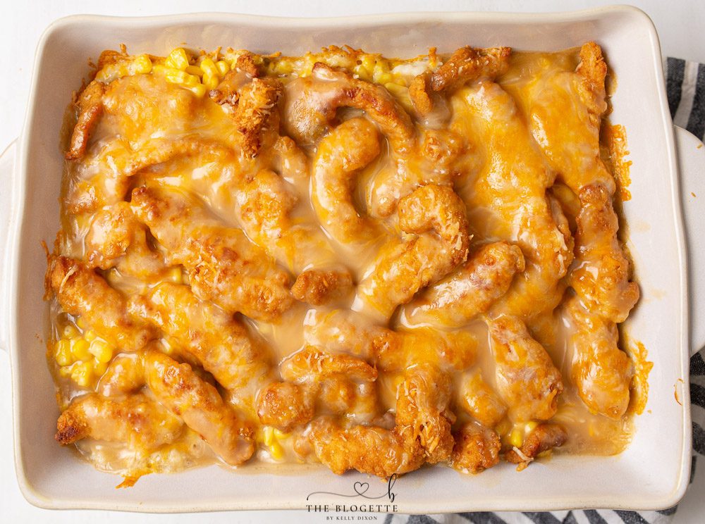 Crispy Chicken Bowl Casserole