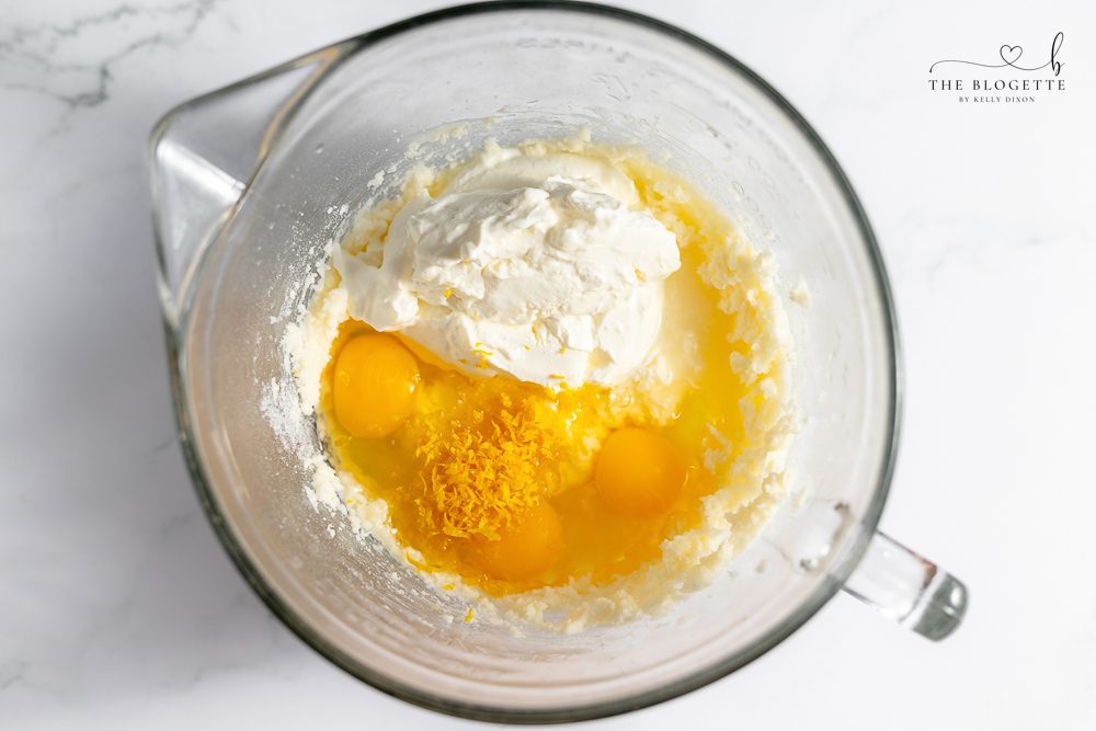 Lemon loaf dough ingredients