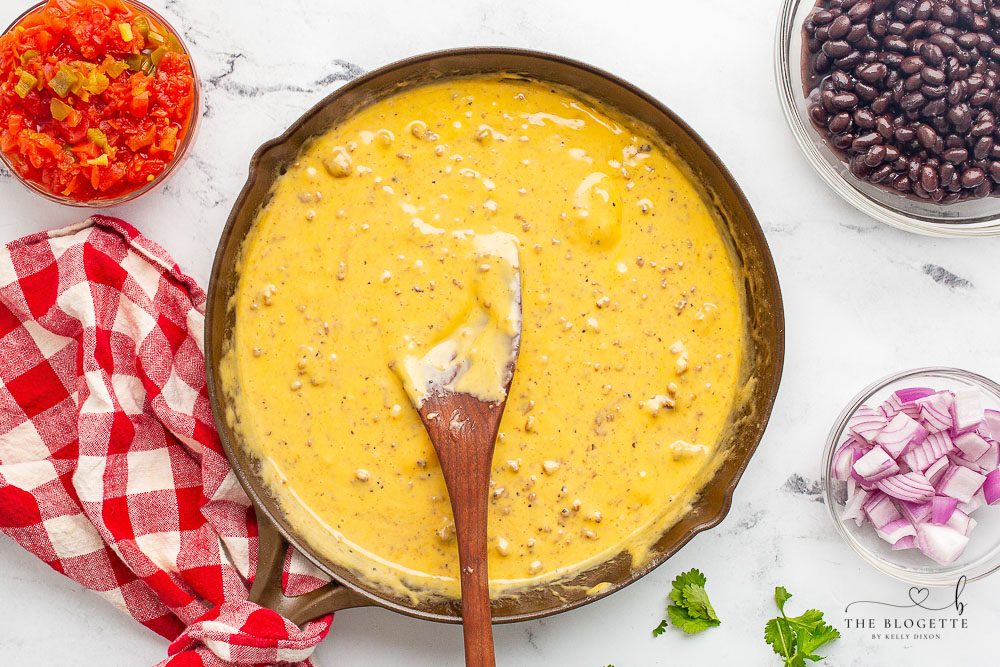 Queso dip ingredients
