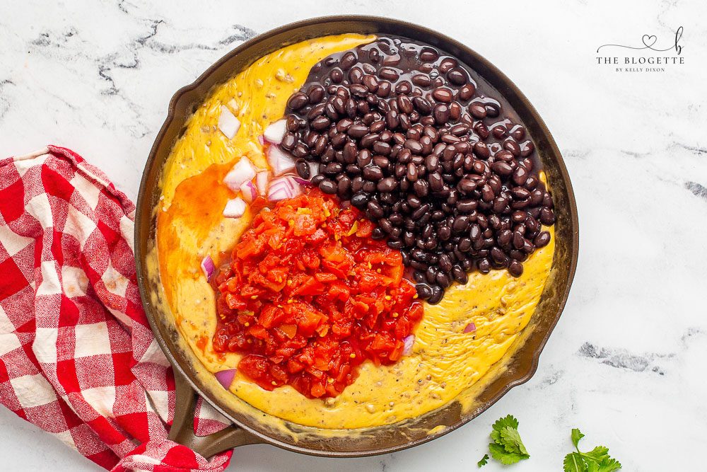 Queso dip ingredients