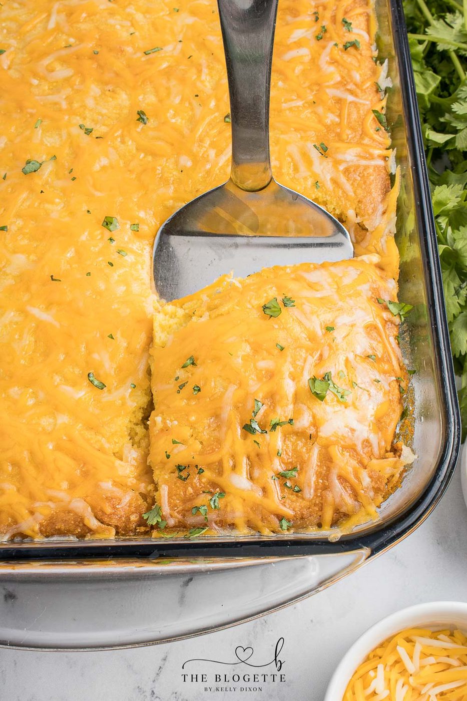 This Mexican Cornbread Casserole is an straightforward and satisfying one-dish meal made with ground beef, Rotel, corn, cheese, and Jiffy cornbread mix.