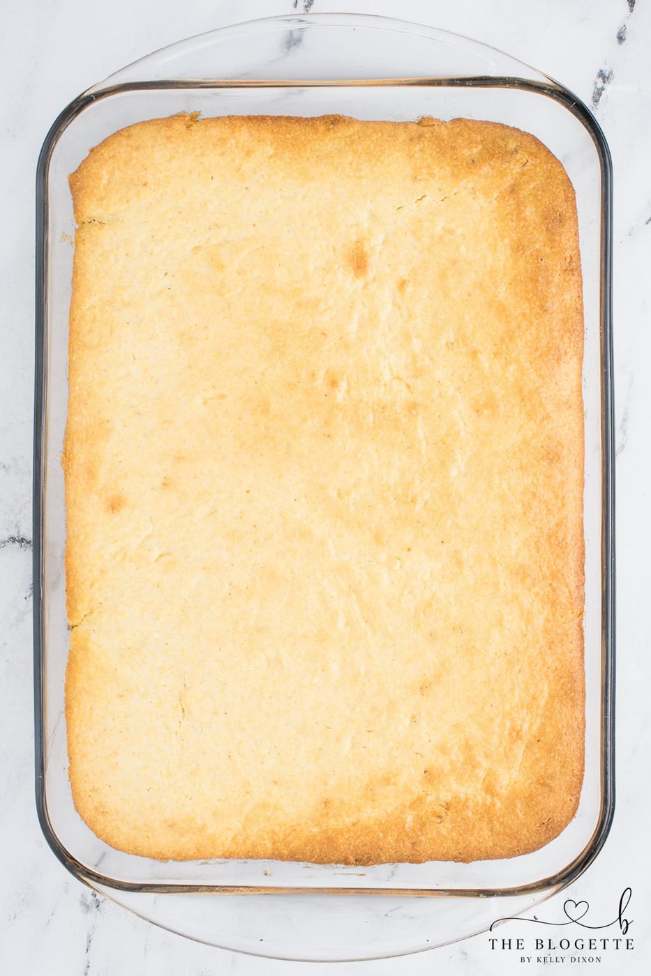 Baked until golden