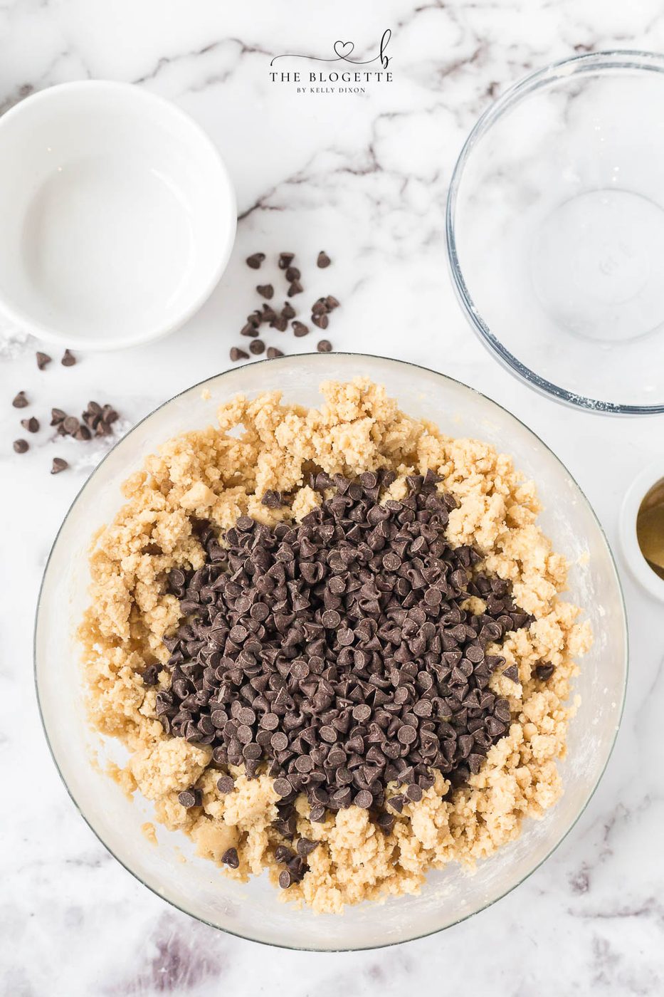 Edible cookie dough with chocolate chips