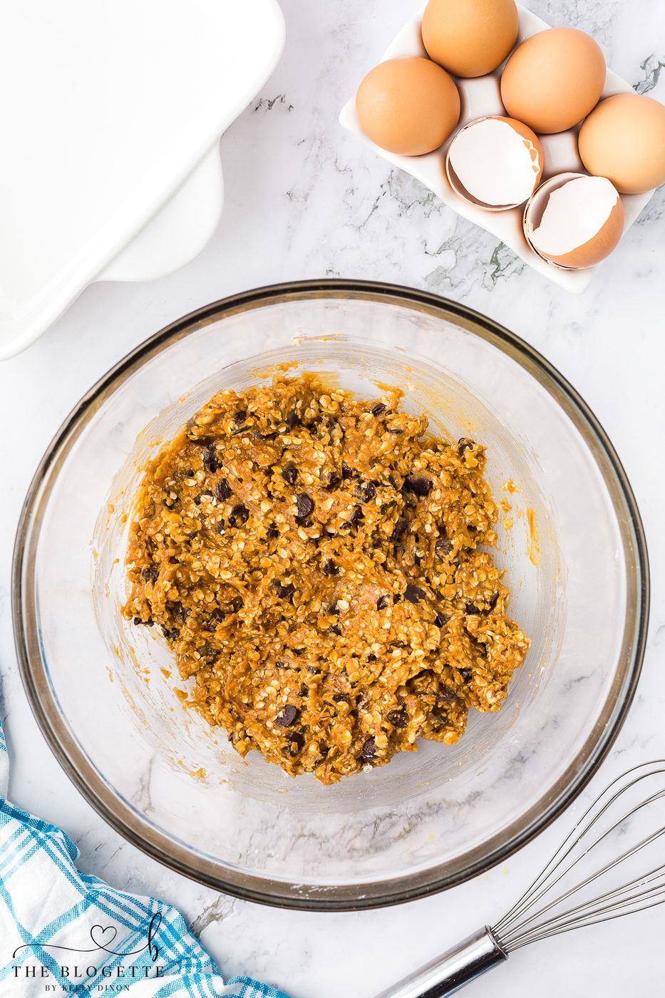 Oatmeal bar batter