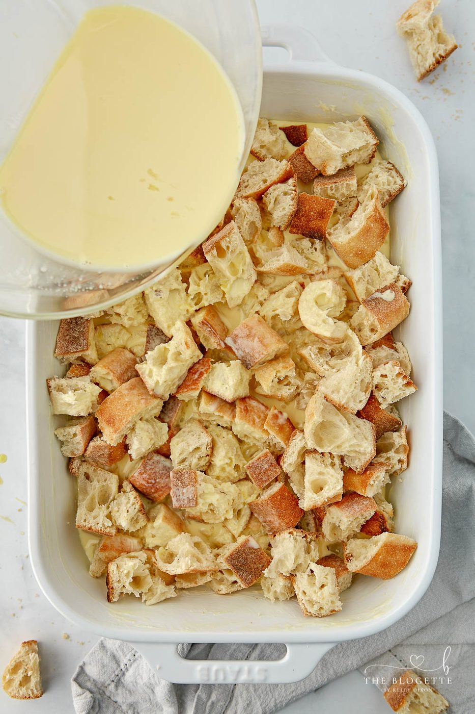 Cover with cream