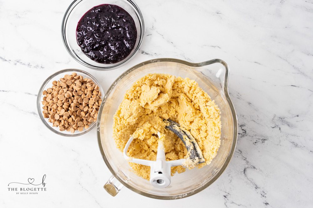 Peanut Butter and Jelly Cookie dough