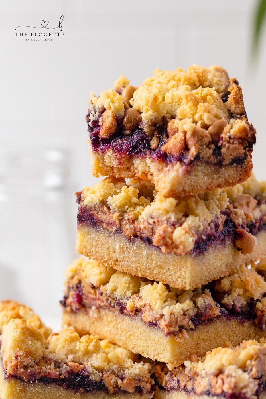 Peanut Butter & Jelly Cookie Bars