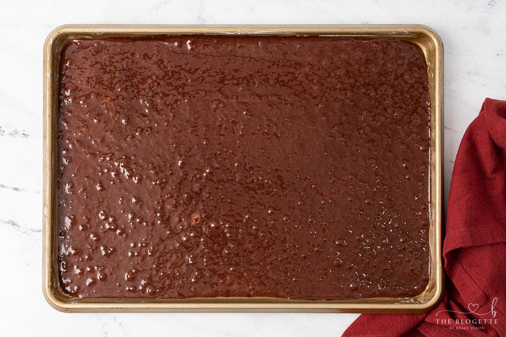 Cake Roll in sheet pan