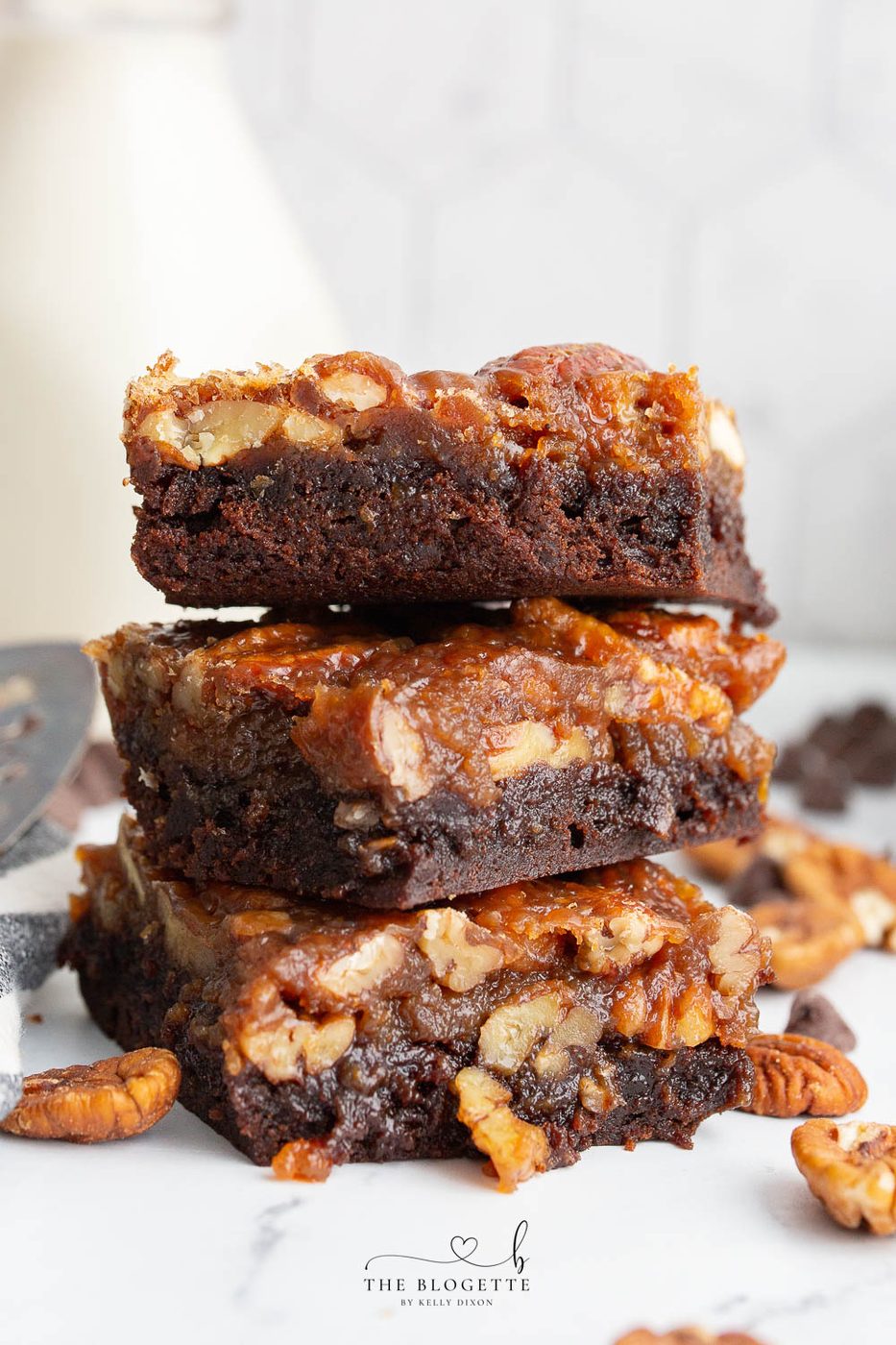From-scratch Pecan Pie Brownies