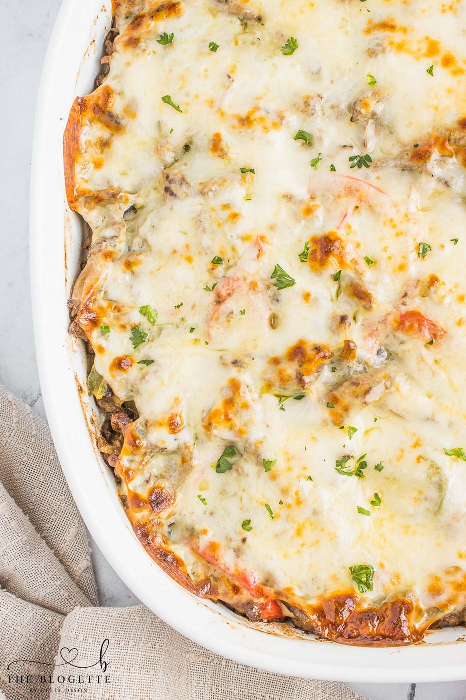 Straightforward Philly Cheesesteak Casserole is an straightforward dinner idea and the ultimate comfort food for any occasion. It can be made in no time!