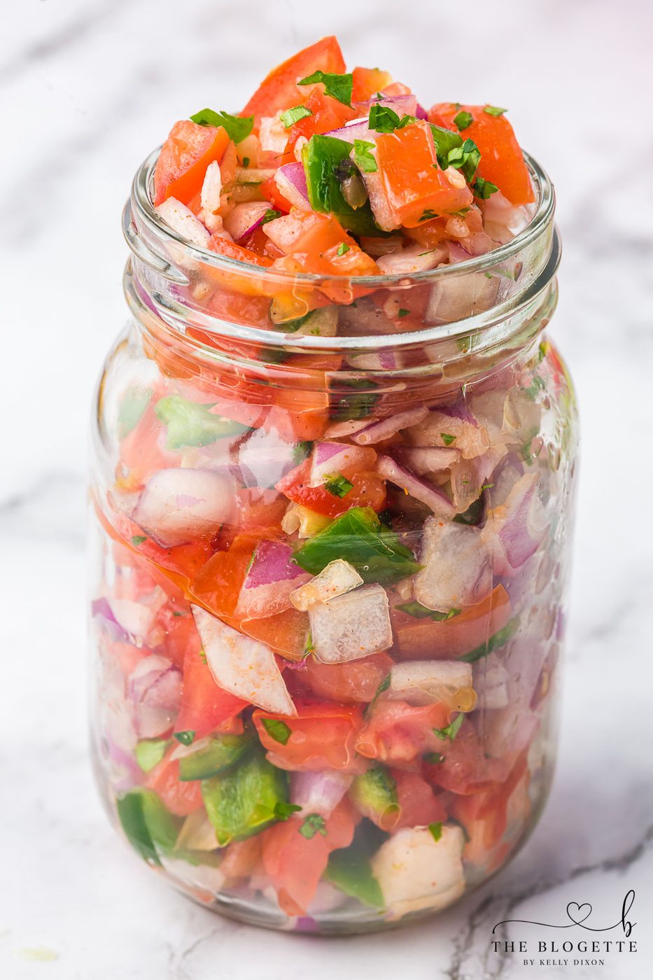 From-scratch Pico de Gallo is so fresh and straightforward to mix! Featuring fresh tomatoes, jalapeños, onions, cilantro, and more.