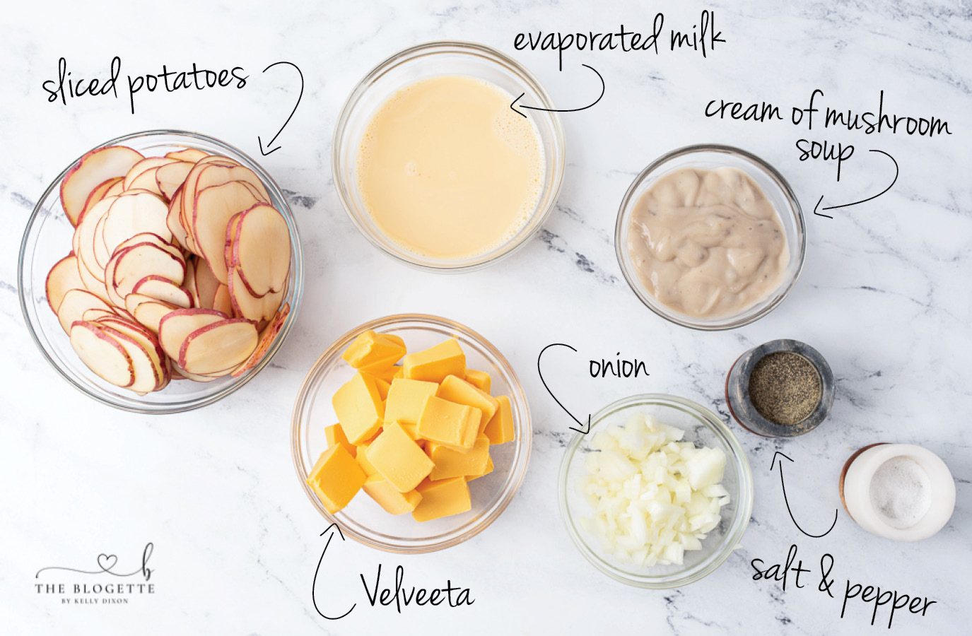 Au Gratin ingredients