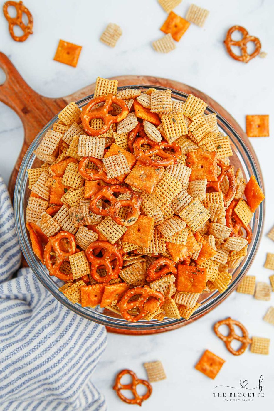 From-scratch Ranch Chex Mix