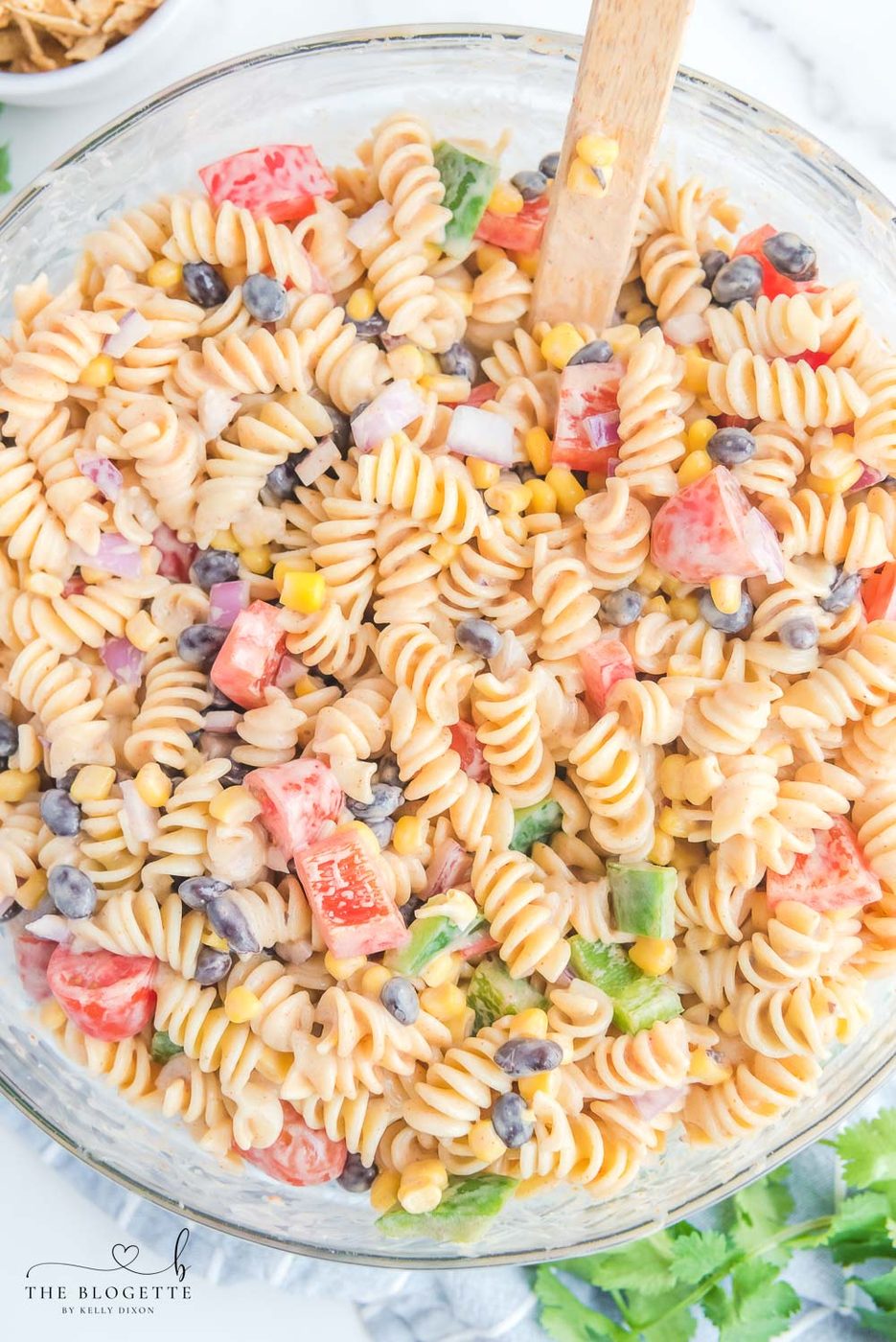 Creamy Ranch Taco Pasta Salad