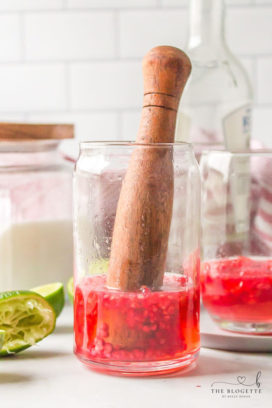 Muddling a mojito