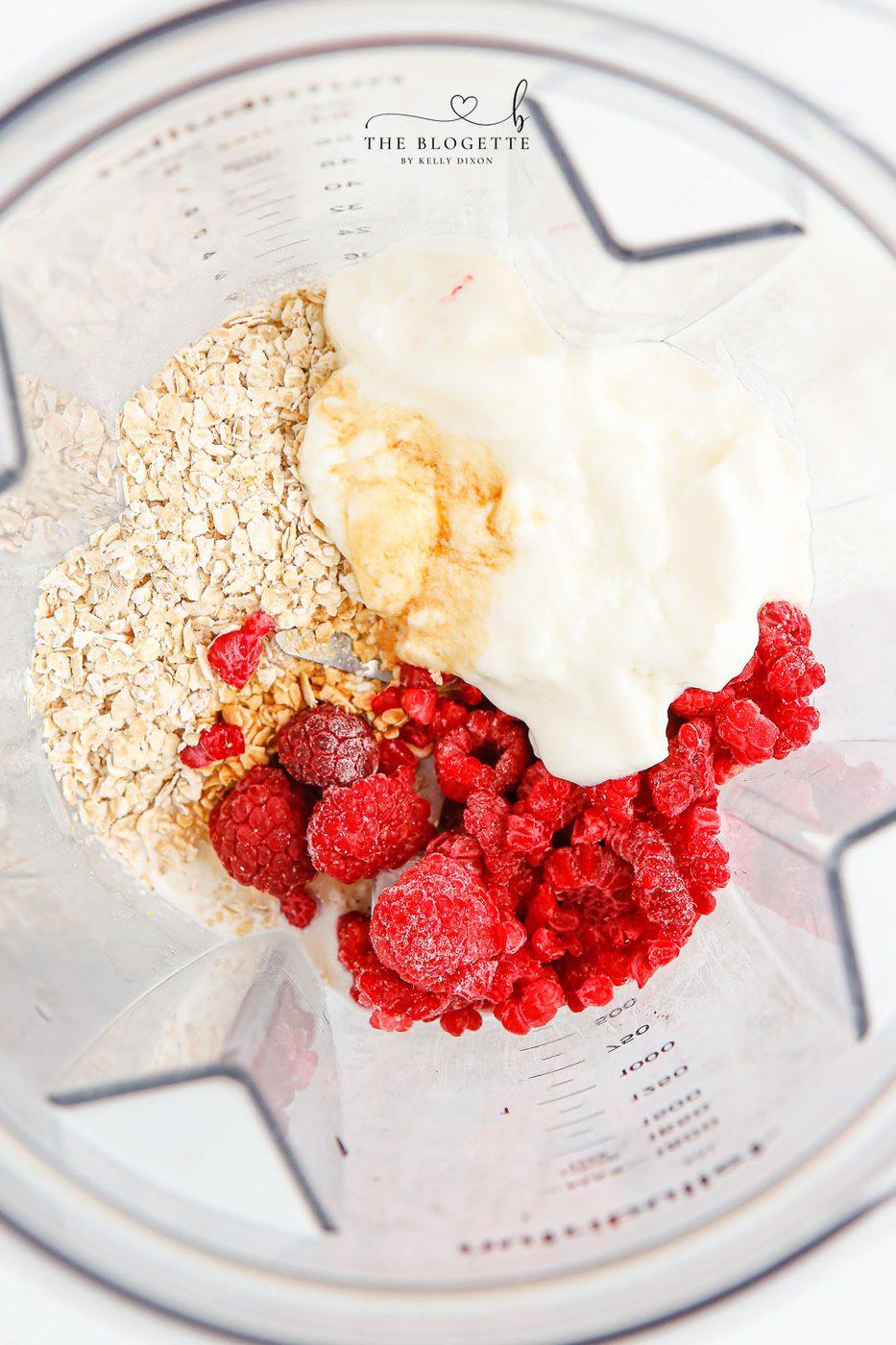 Raspberry Smoothie Ingredients