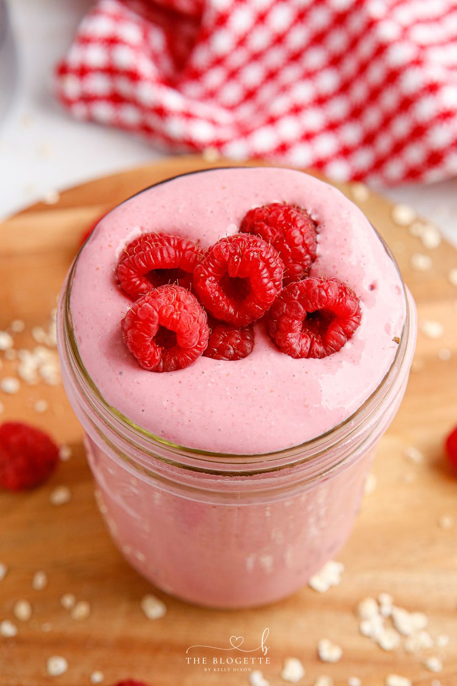 From-scratch Raspberry Smoothie