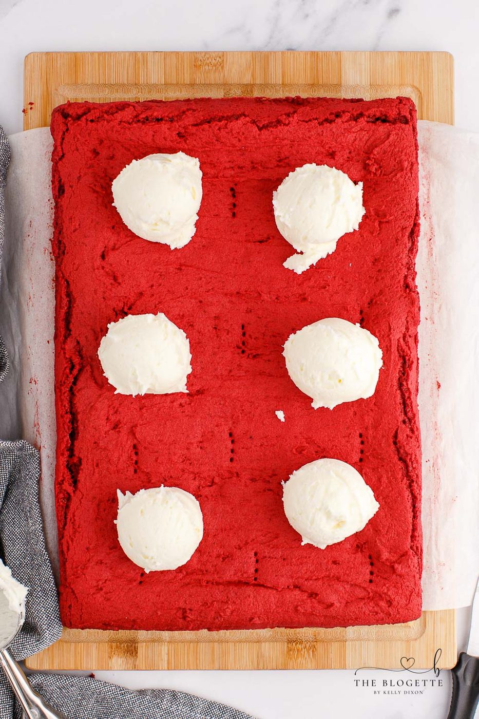 Red Velvet Cookie Bars