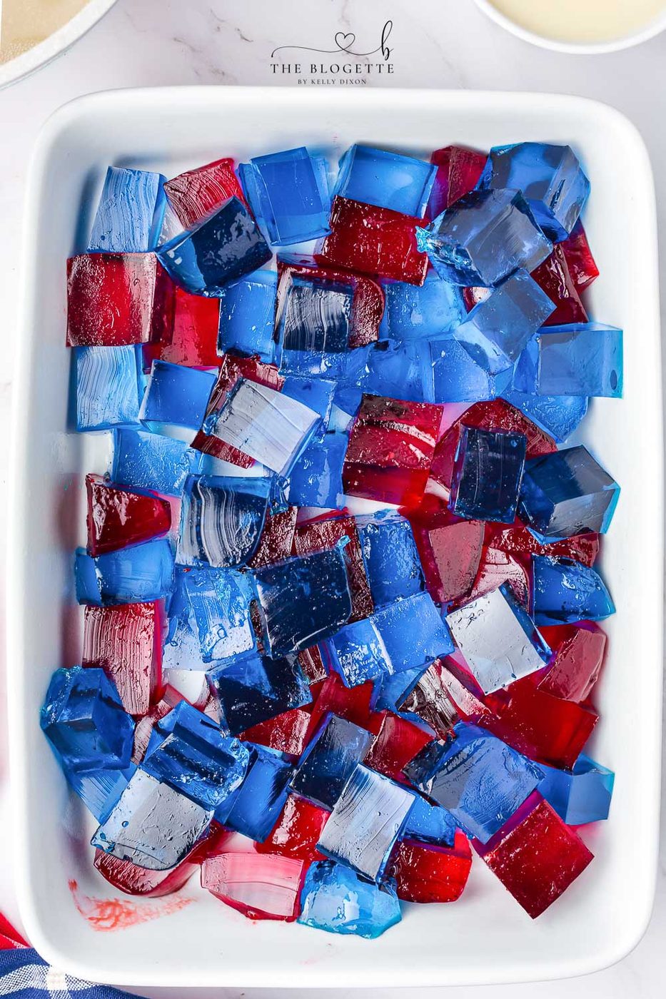 How to make broken glass Jello