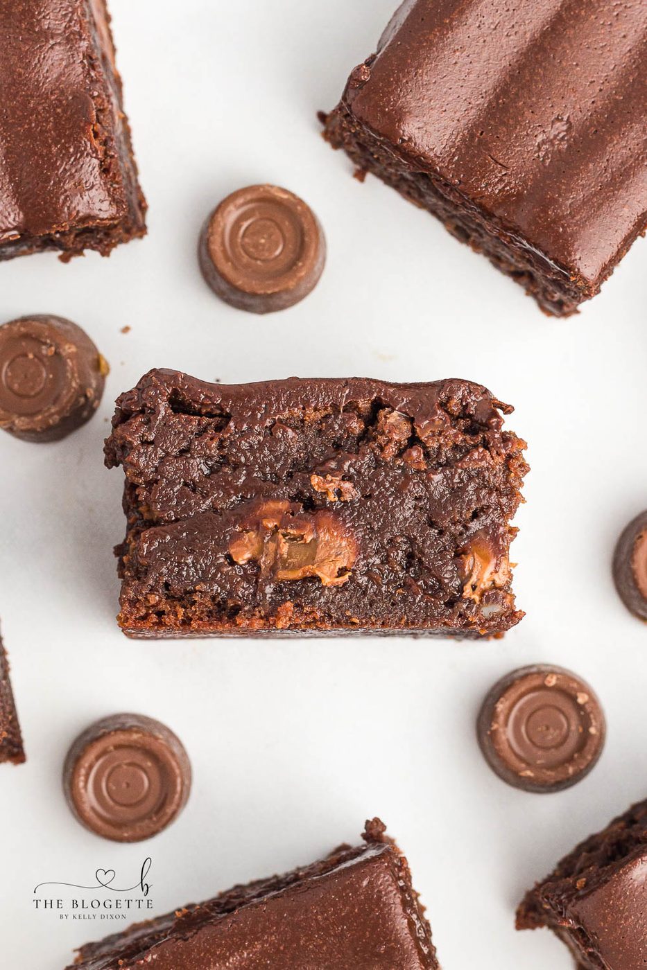Home-style Rolo Brownies