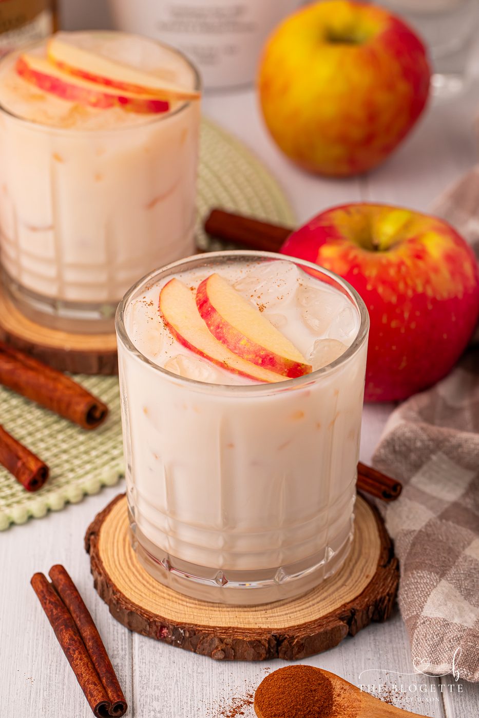 From-scratch RumChata Apple Pie Cocktail
