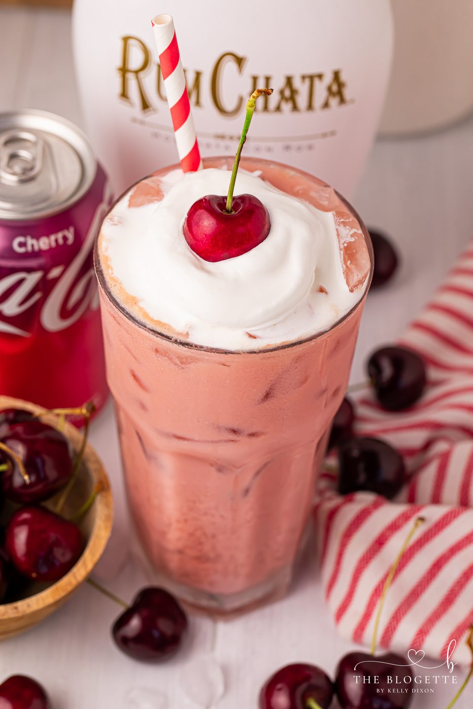 Creamy, fizzy, and sweet! This straightforward RumChata Dirty Cherry Coke recipe uses just 2 ingredients and makes the well-balanced party cocktail. Includes tips, FAQs, and hosting ideas.