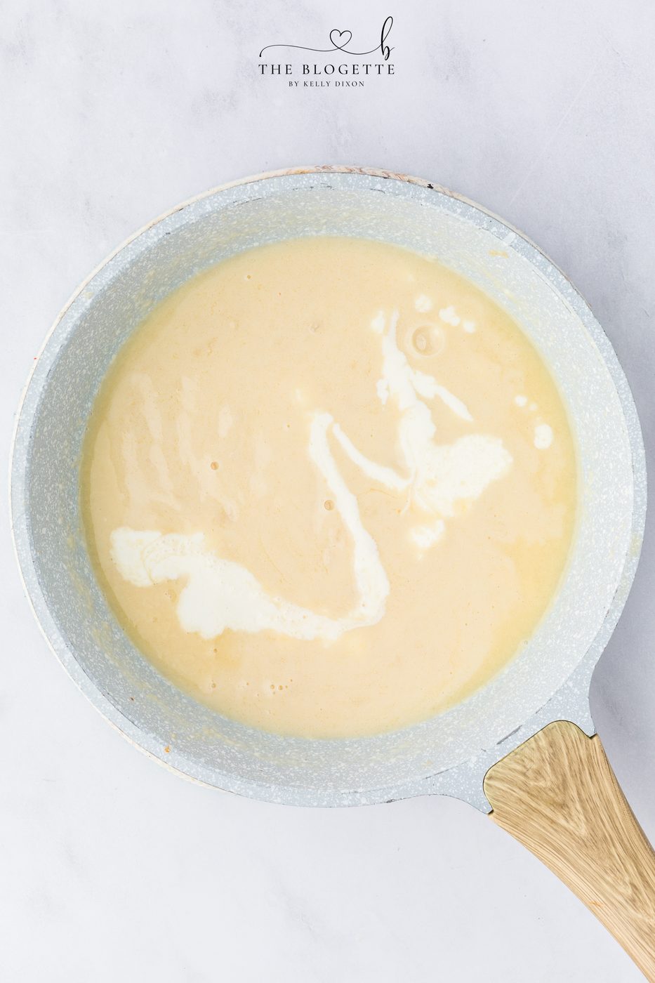 Add the heavy cream