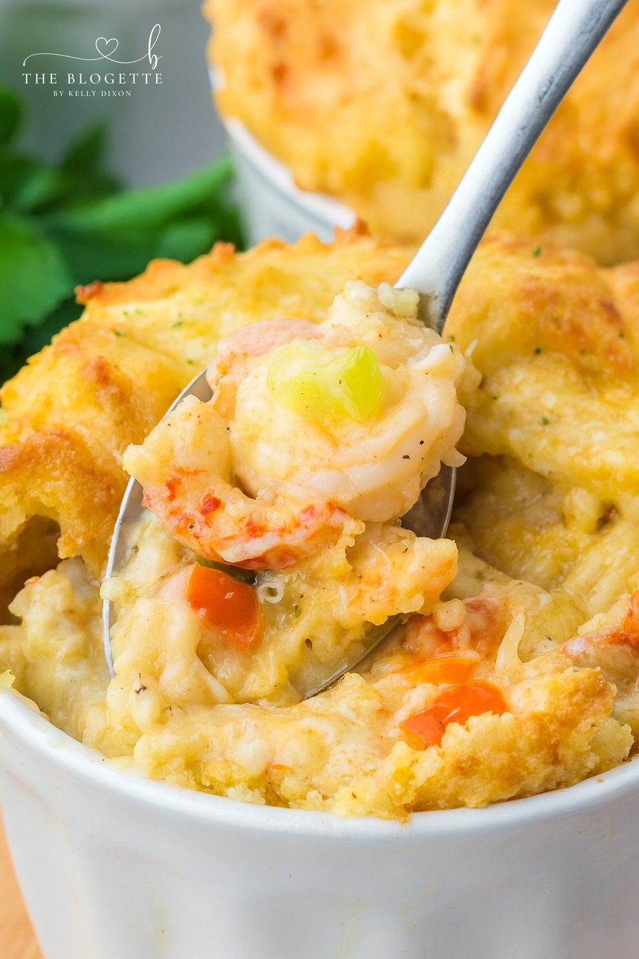 Seafood Pot Pie is the ultimate comfort food with a coastal twist. Loaded with shrimp, lobster, and crab covered in a buttery golden crust.
