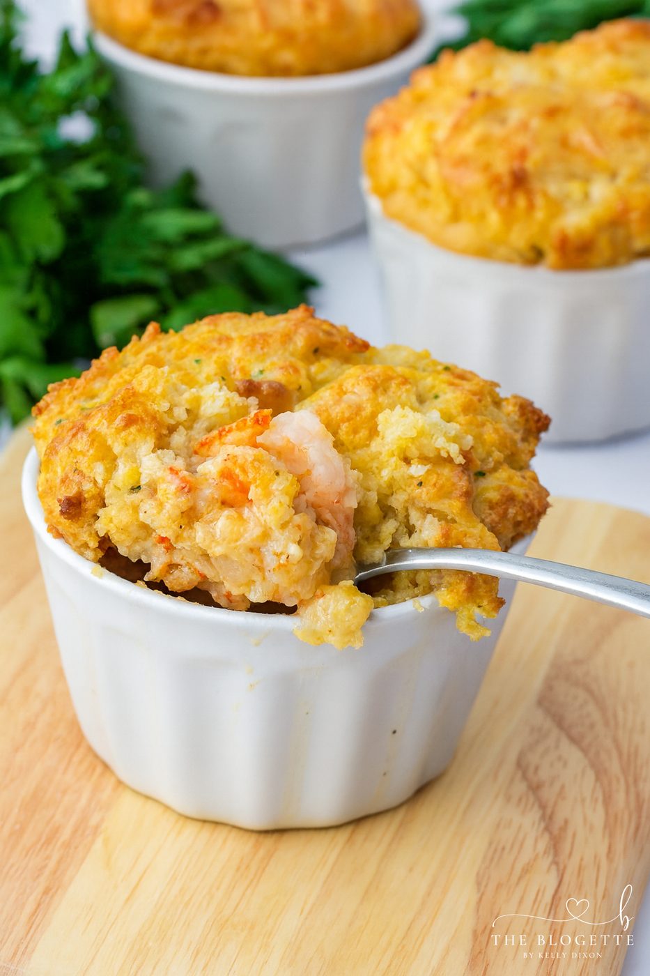 Seafood Pot Pie is the ultimate comfort food with a coastal twist. Loaded with shrimp, lobster, and crab covered in a buttery golden crust.