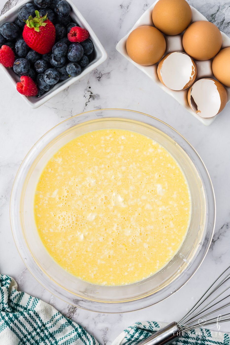 Mix wet ingredients