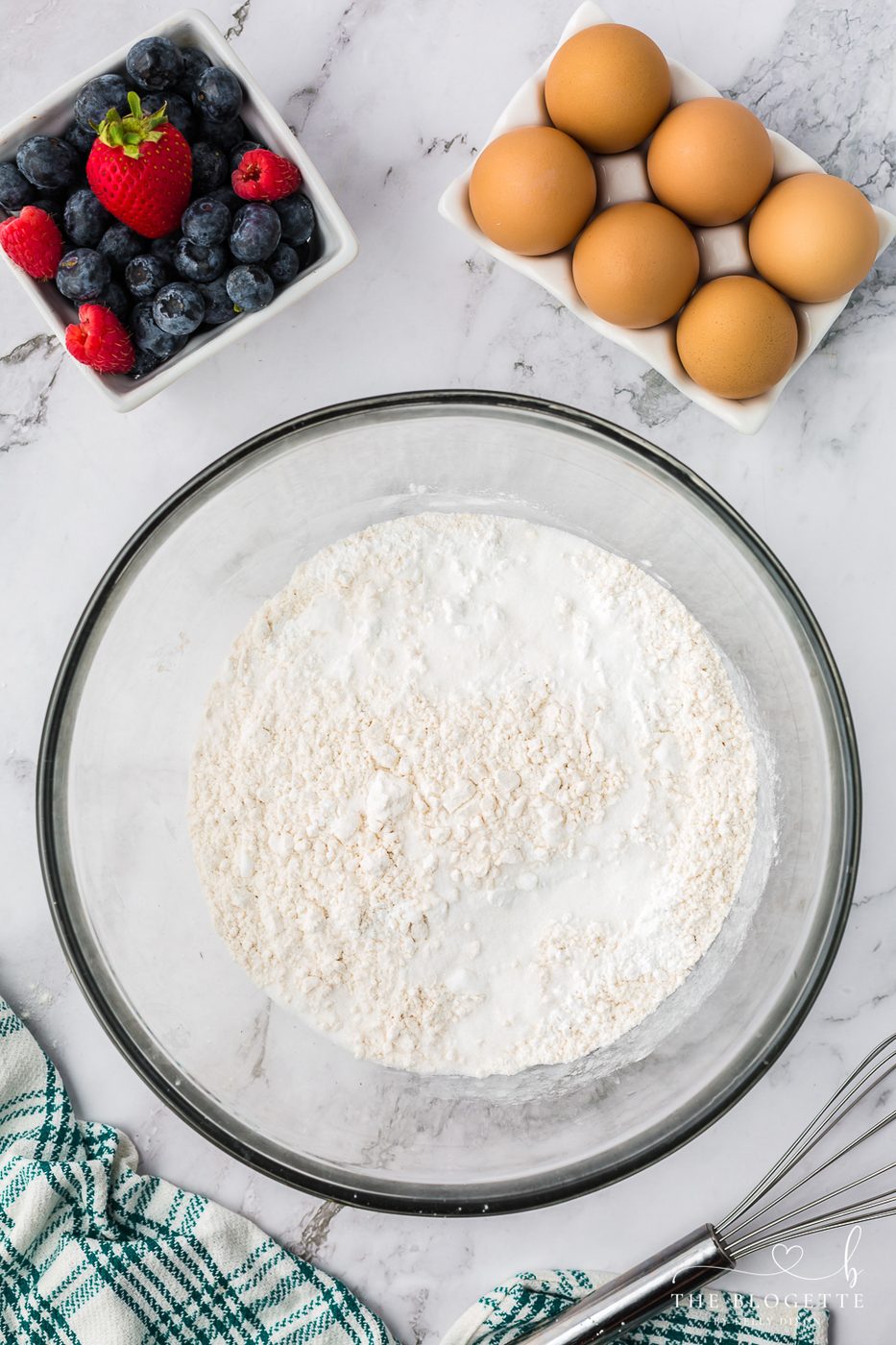 Mix dry ingredients