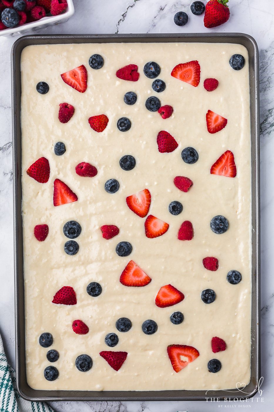 How to make pancakes on a baking sheet