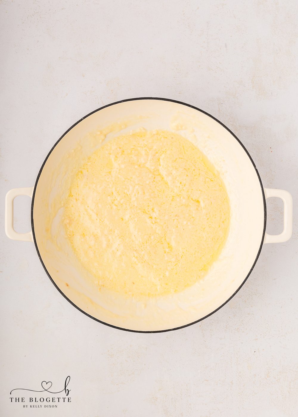 Add the garlic to the skillet and cook until fragrant