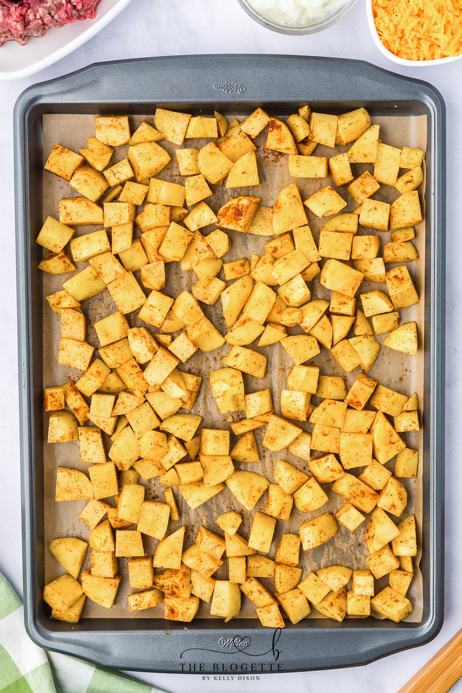 Bake the potatoes